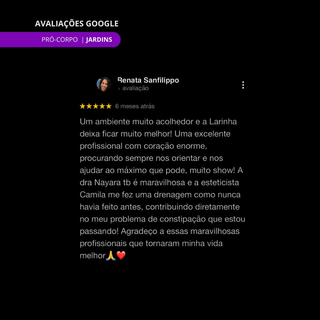 Avaliações Google 4