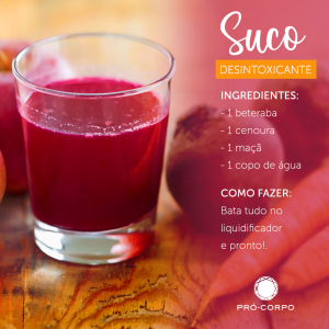 Suco de Beterraba desintoxicante 