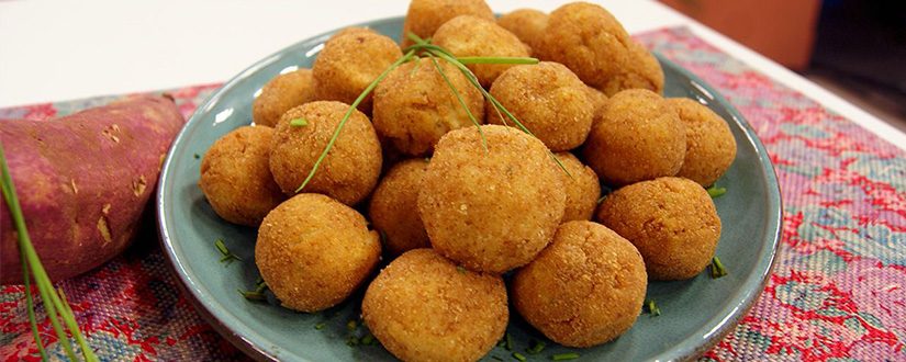 Receita: Bolinho de batata doce