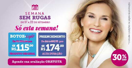 Semana Sem Rugas Pró-Corpo Estética Avançada