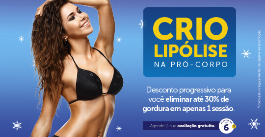 Promoção Criolipólise na Pró-Corpo