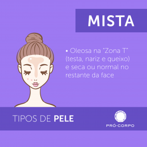 Tipos de Pele - Mista