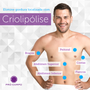 pontos de aplicação da criolipólise para homnes elimine a gordura localizada com esse procedimento