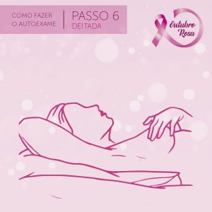 outubro rosa como fazer o autoexame para prevenção do câncer de mama deitada 