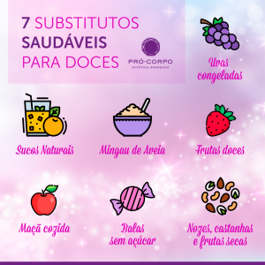 dicas para 7 substitutos saudáveis para doces para evitar a vontade de comer doce que ajuda na perda da gordura localizada