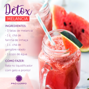 suco detox para ajudar na perda da gordura localizada